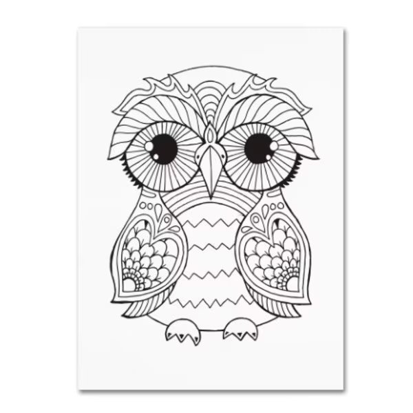Hello Angel 'Trevor' Canvas Art, 14x19, Trademark Fine Art, Mfr#: ALI2819-C1419GG